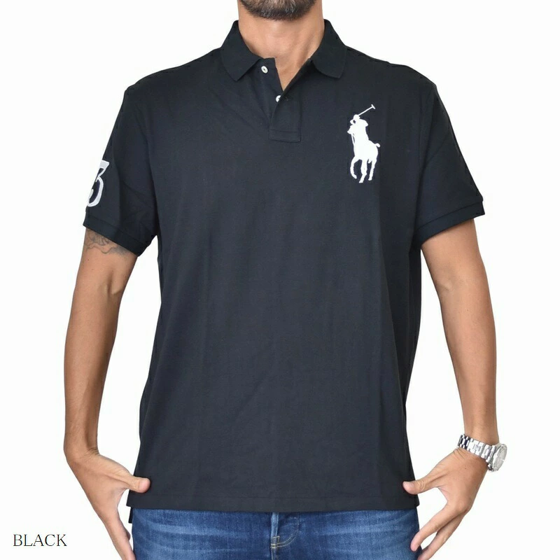RL Basic big pony embroidered polo shirt RL 基础大马刺绣 Polo衫R32 H 2