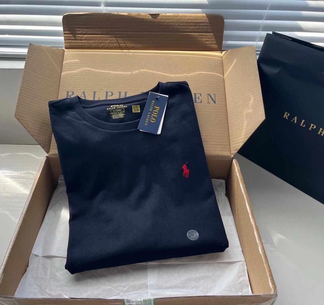 Ralph Lauren Polo Custom Slim Fit Black T-Shirt - 41