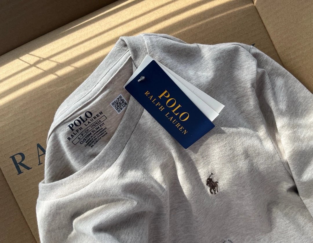 Ralph Lauren Polo Custom Slim Fit Black T-Shirt - 19