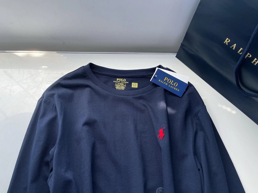 Ralph Lauren Polo Custom Slim Fit Black T-Shirt - 15