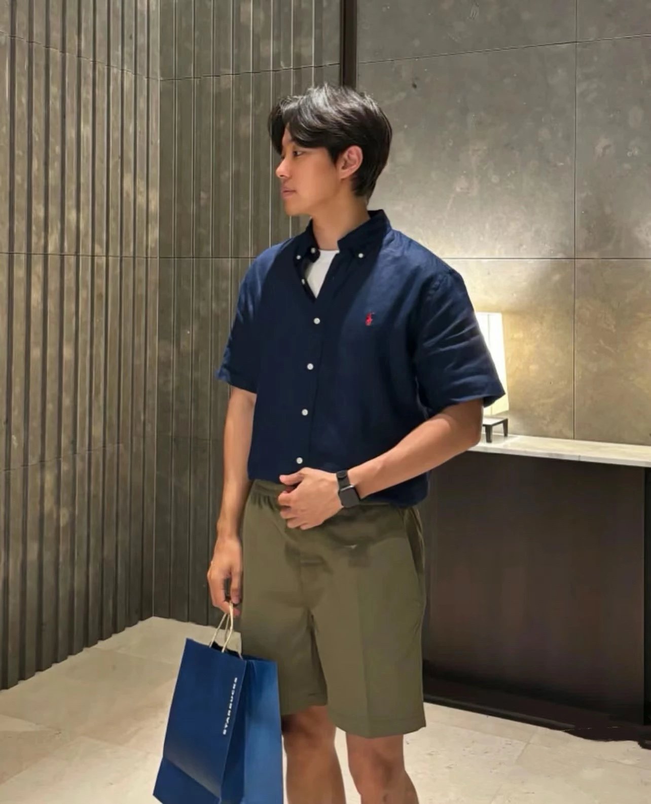 经典版型亚麻短袖衬衫男女同款（CPBJ）-[AGT] - 132594