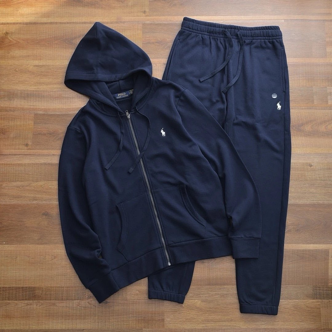 Cotton Full Zip Hoodie and Sweatpants Set photo 4