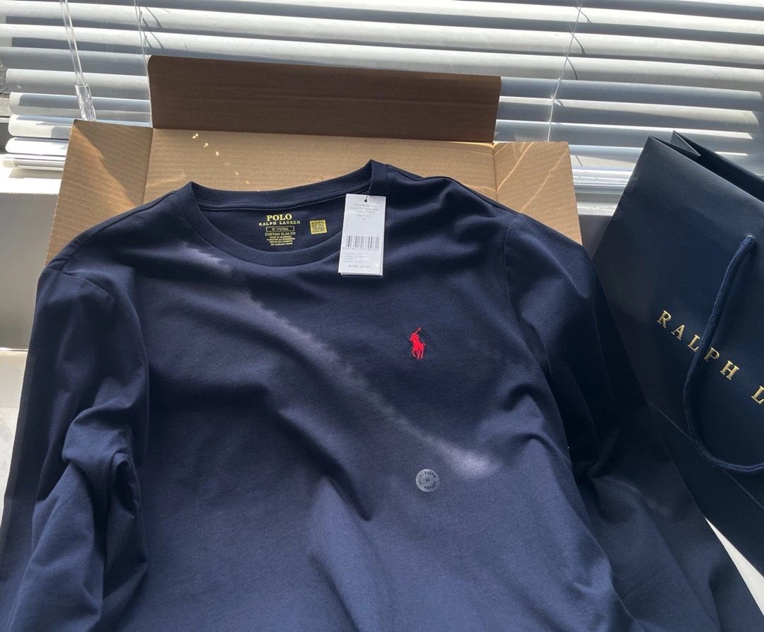Ralph Lauren Polo Custom Slim Fit Black T-Shirt - 39
