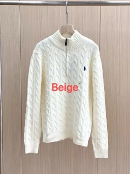 thumbnail for RL half-zip sweater unisex Half zip sweater A B