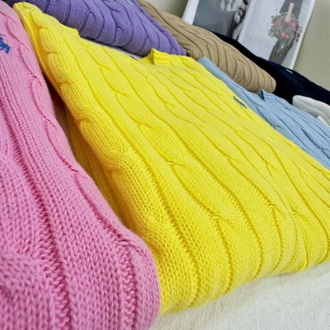 Polo Ralph Lauren Knitwear Short-Sleeve Cable-Knit Crewneck image 4