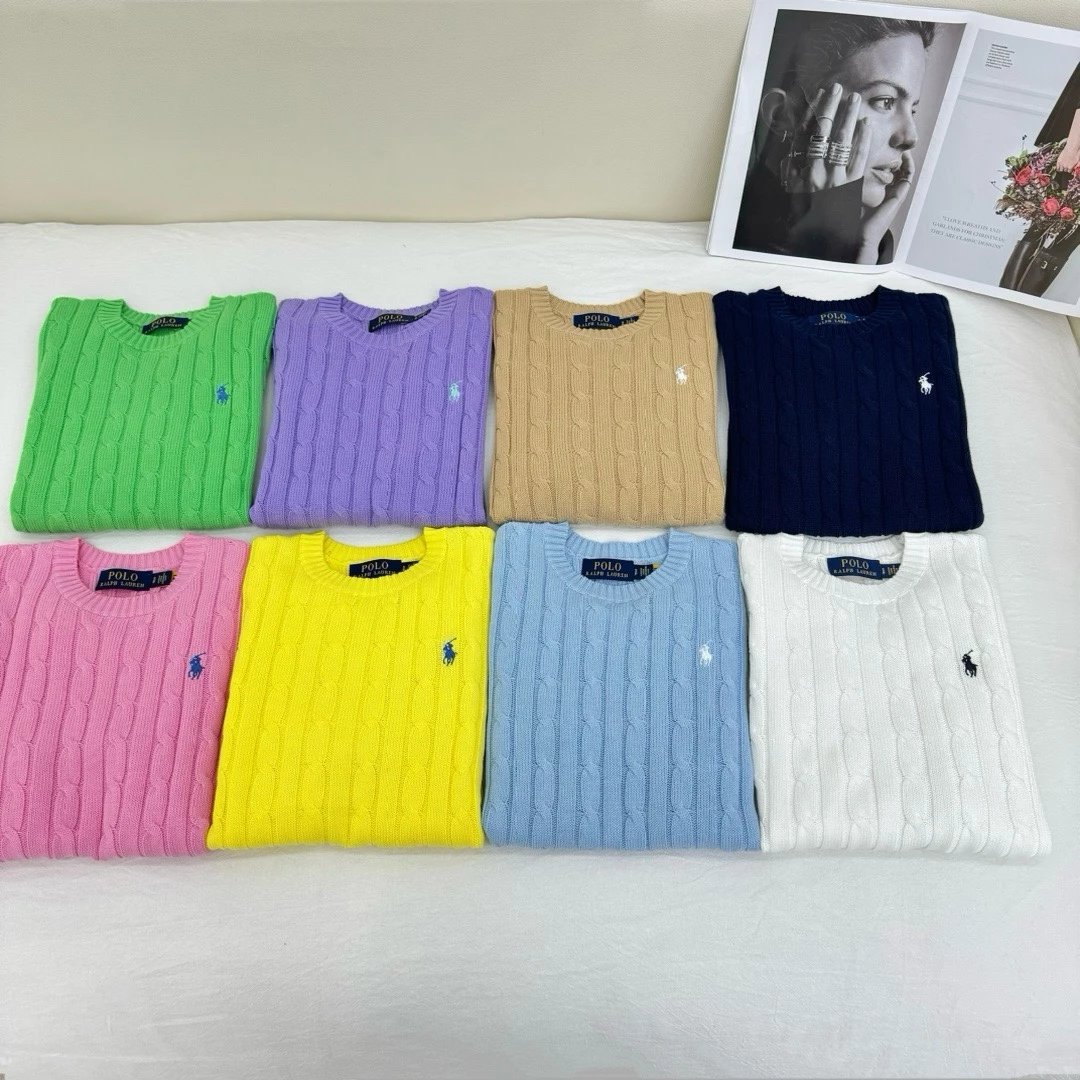 Polo Ralph Lauren Knitwear Short-Sleeve Cable-Knit Crewneck image 10