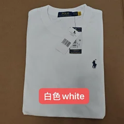 thumbnail for RL Old classic pure cotton T-shirt with brushed feel for both men and women men's short sleeves T-shirt 19 colors (LJL)