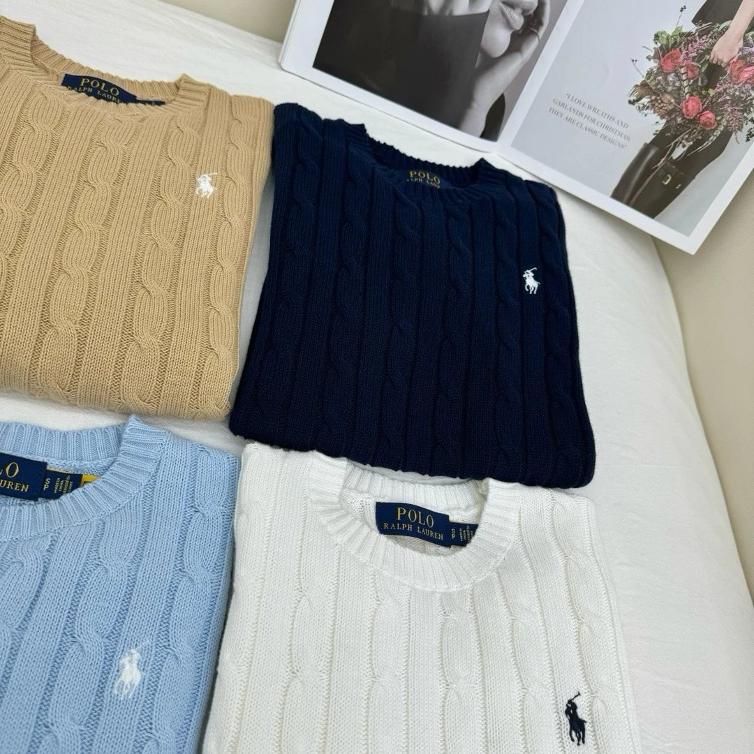 Polo Ralph Lauren Knitwear Short-Sleeve Cable-Knit Crewneck image 5