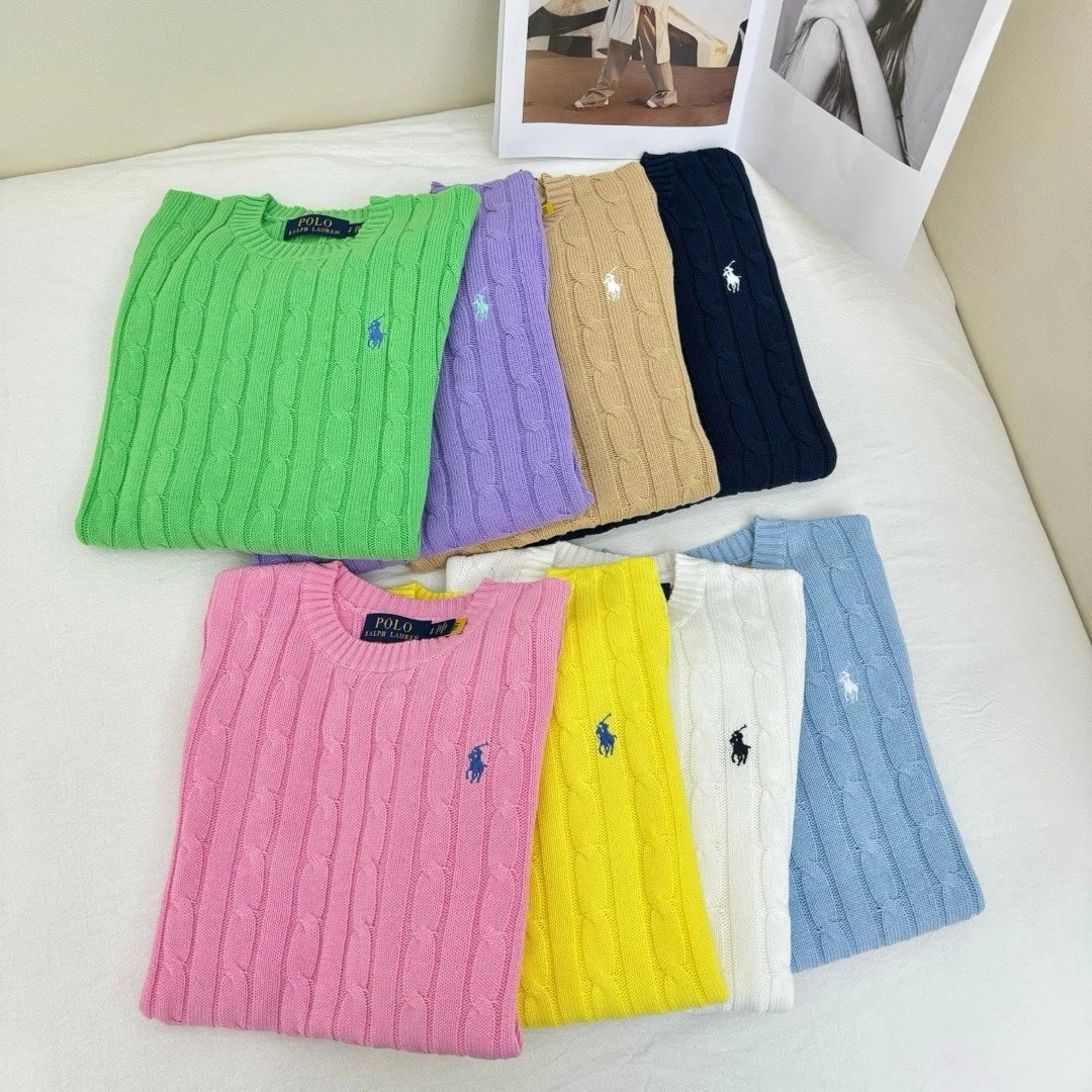 Polo Ralph Lauren Knitwear Short-Sleeve Cable-Knit Crewneck image 6