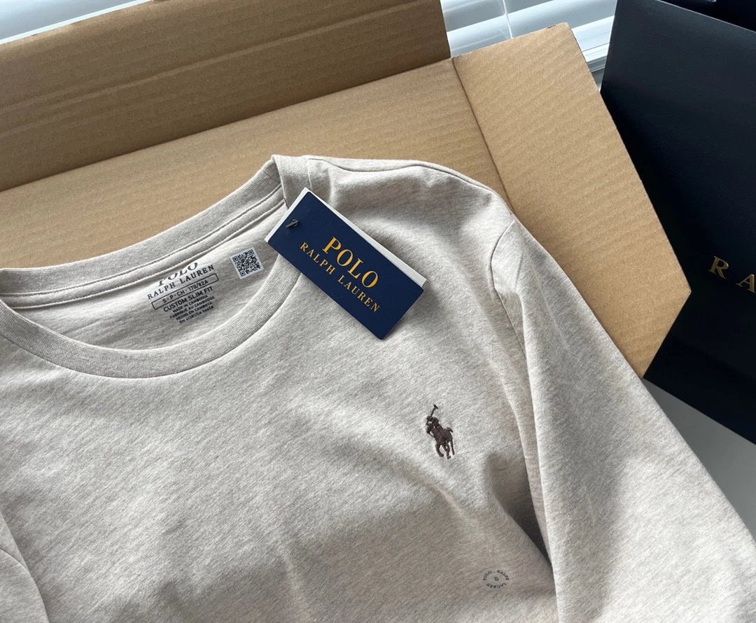 Ralph Lauren Polo Custom Slim Fit Black T-Shirt - 17