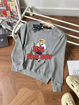 thumbnail for RL bear sweatershirt 小熊圆领卫衣RL020 F