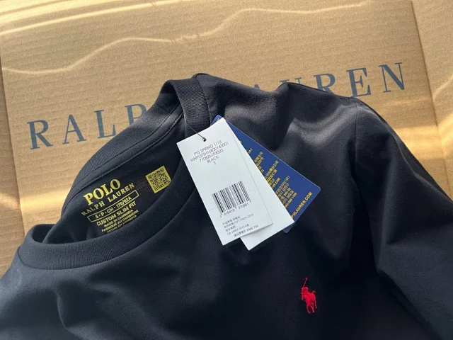 Ralph Lauren T-Shirts Long-Sleeve Custom Slim Fit product detail image 12