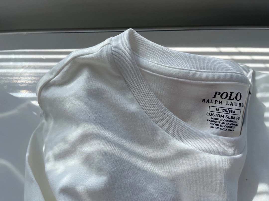 Ralph Lauren Polo Custom Slim Fit Black T-Shirt - 25