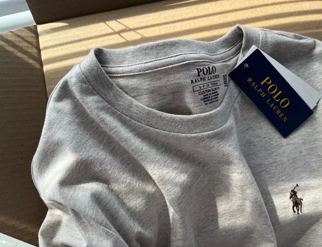 Ralph Lauren T-Shirts Long-Sleeve Custom Slim Fit product detail image 14