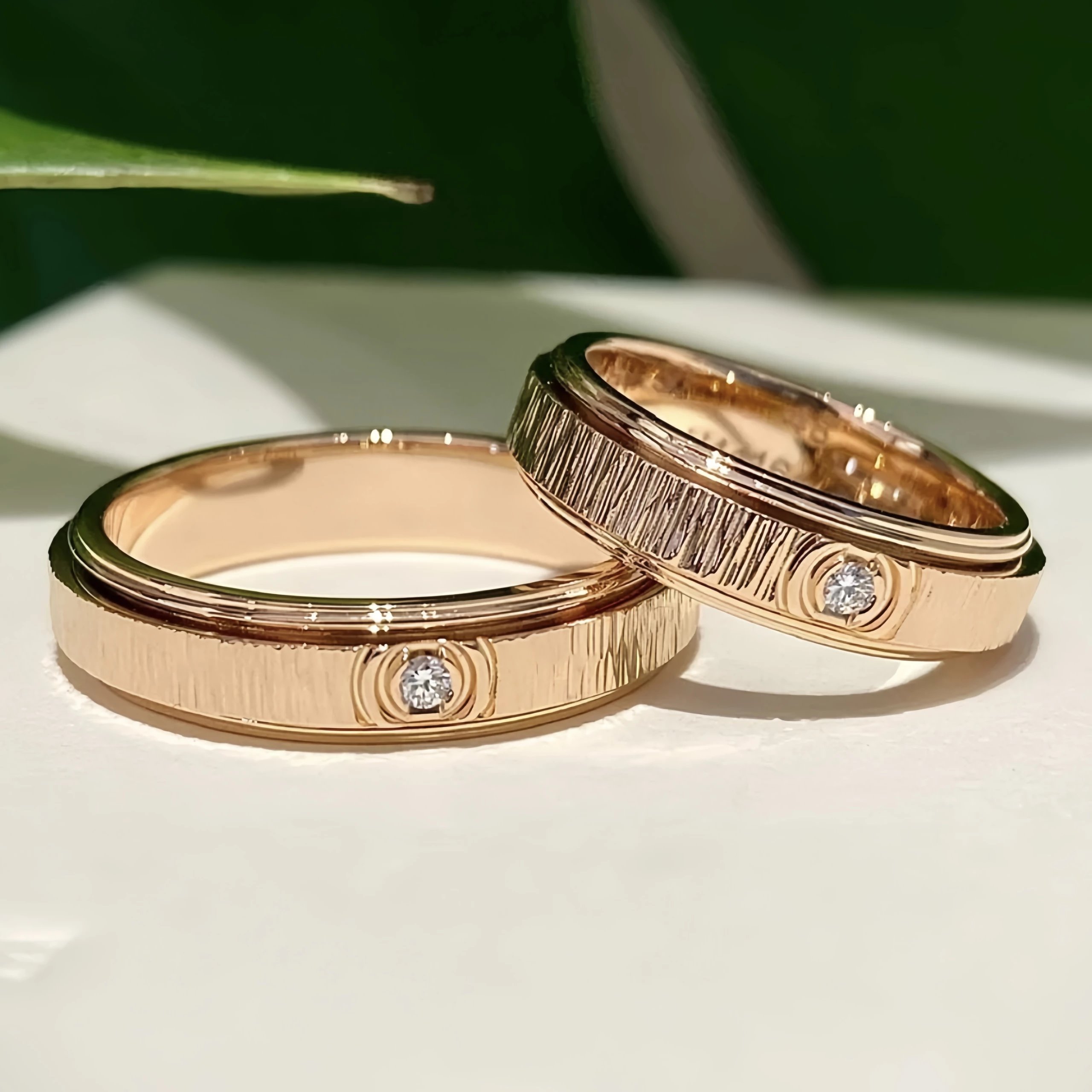 Palace - Rose Gold - Single Diamond