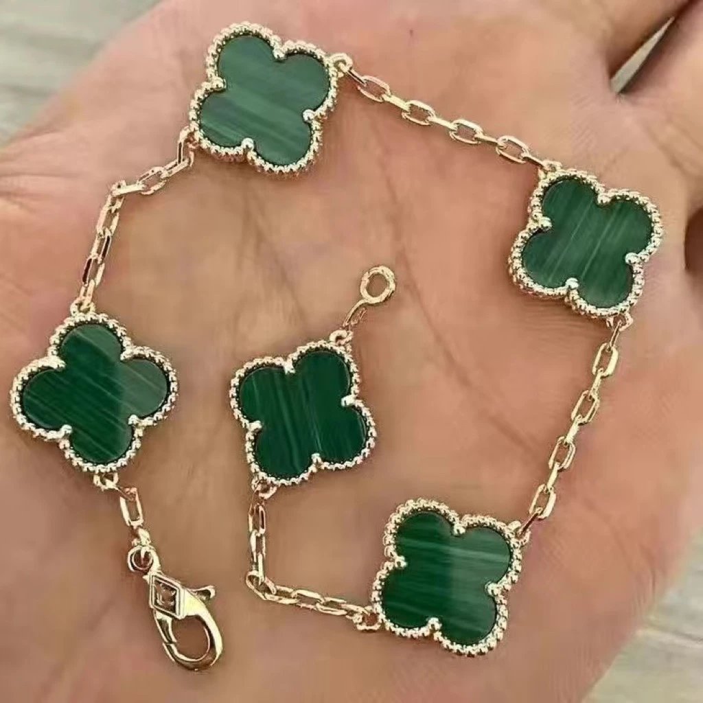 Malachite-Rose Gold