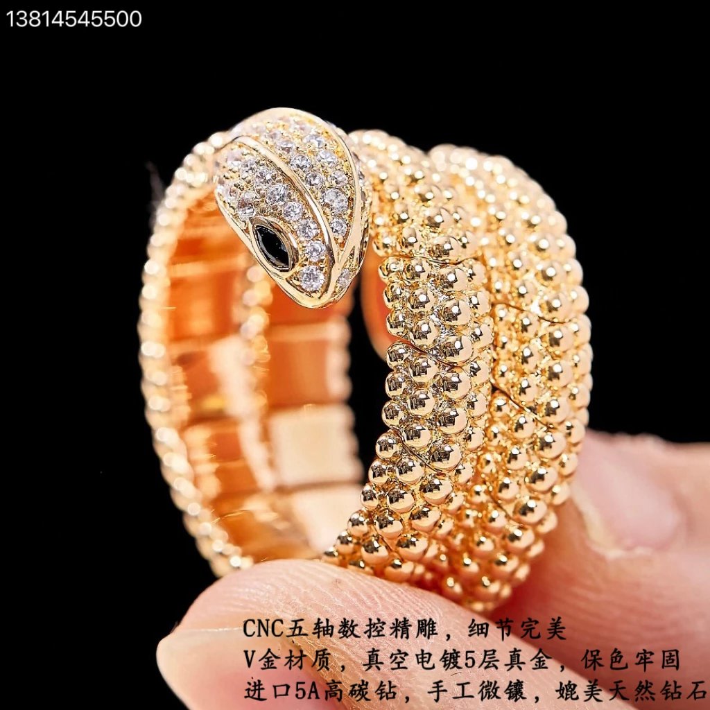 Gold - Double Circle-V Gold Plated with Genuine Gold