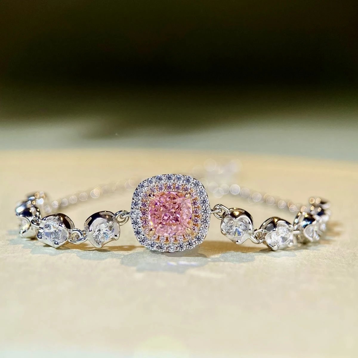 Pink Diamond [Three Colors] 1 Bracelet