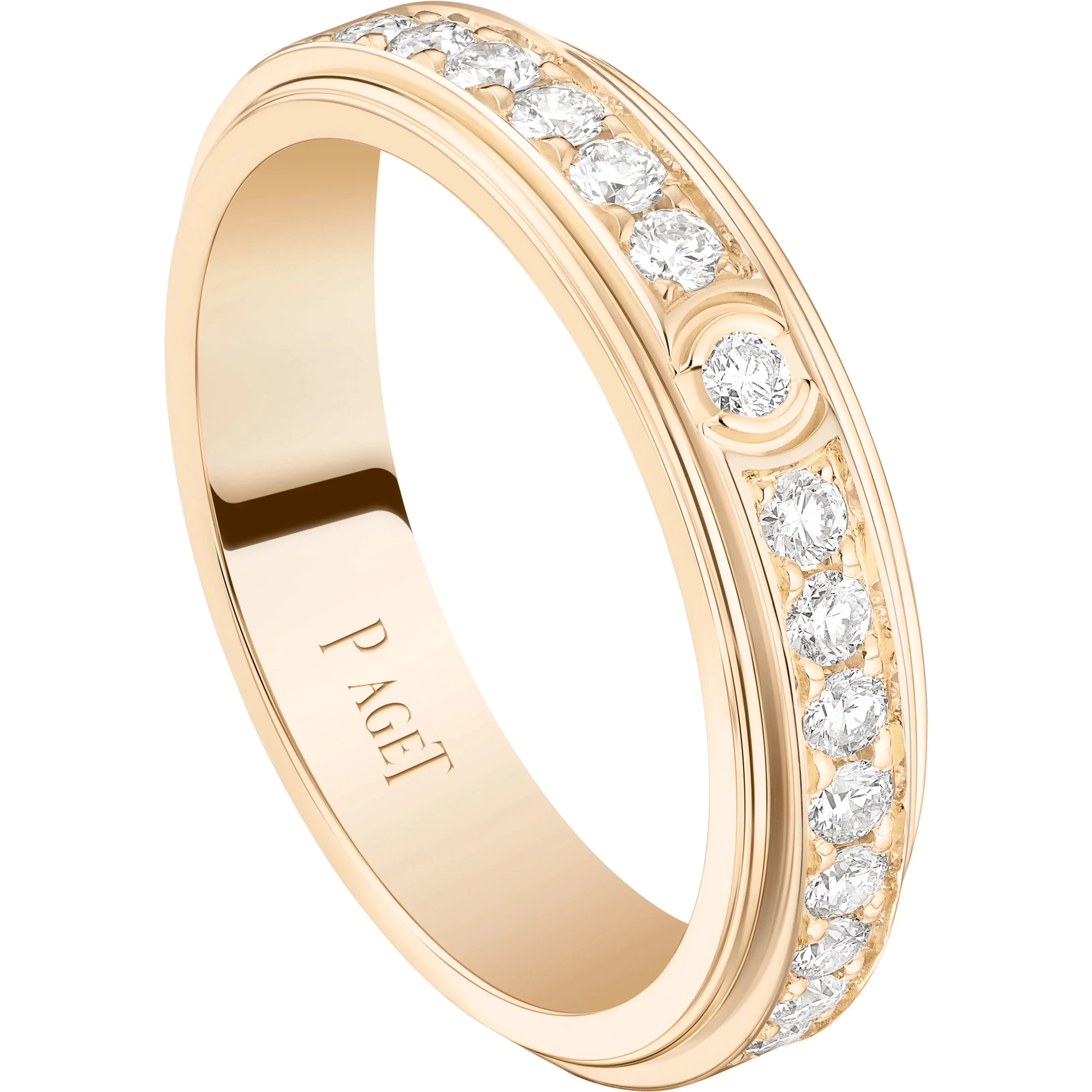 Bo Jia's Time Comes to Run Couple's Pair Ring, Mozambique Diamond Ring S925 Pure Silver Plated 18K Gold Wedding Ring, Wedding Gift for Girls