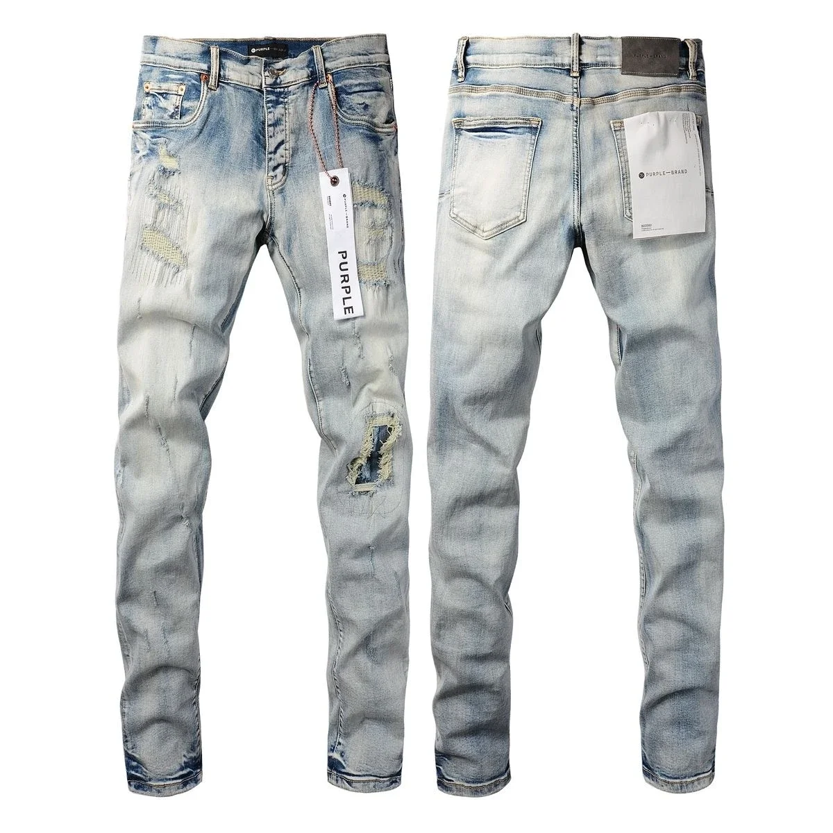 Purple Brand Distressed Ripped Jeans [1:1 High Quality]