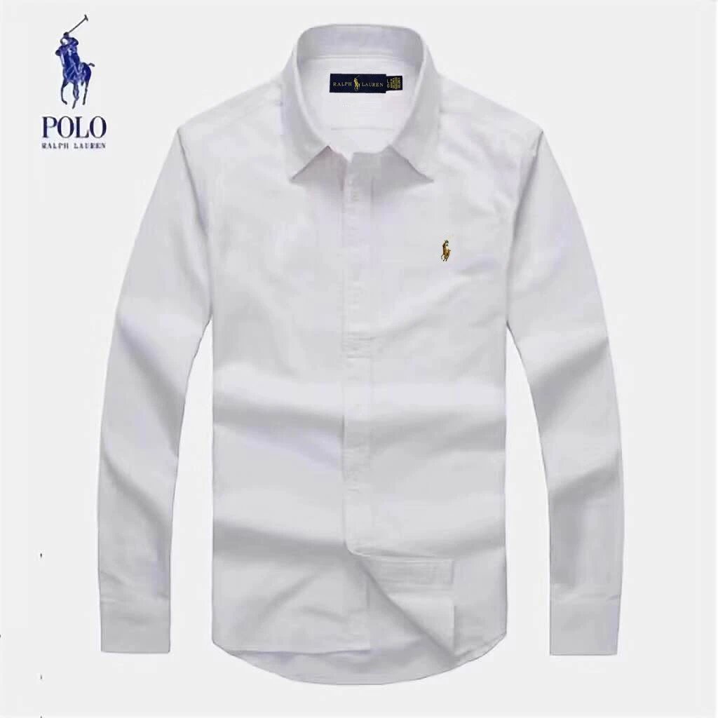 Ralph Lauren Oxford Shirt White Button-Down Shirt - 4