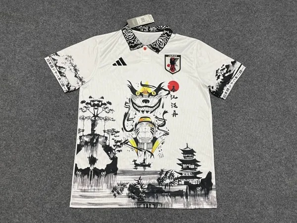 Adidas Japan National Team 2023 Away Jersey Black Multicolor - 17