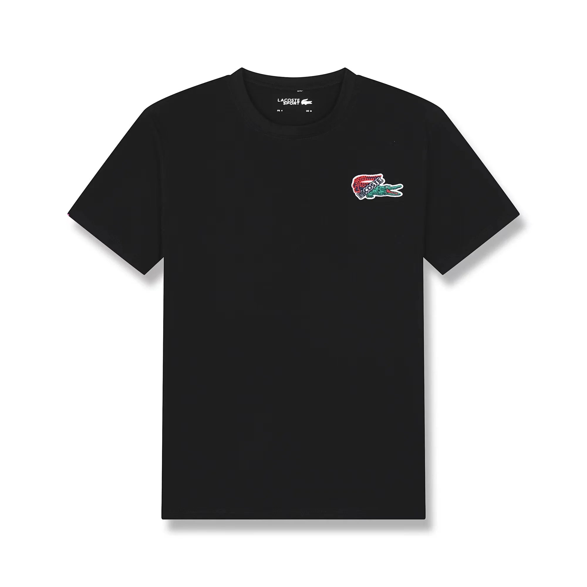Lacoste Color-Block Polo Black Beige White Polo - 34