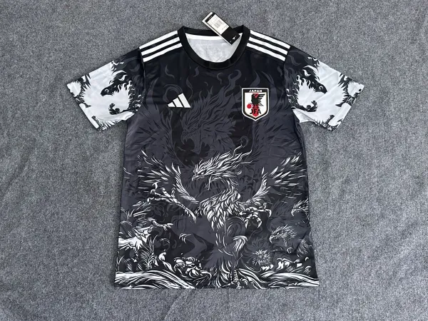 Adidas Japan National Team 2023 Away Jersey Black Multicolor - 32