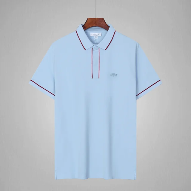Lacoste Shirts Short-Sleeve Polo Shirt with Lettered Collar product detail image 21