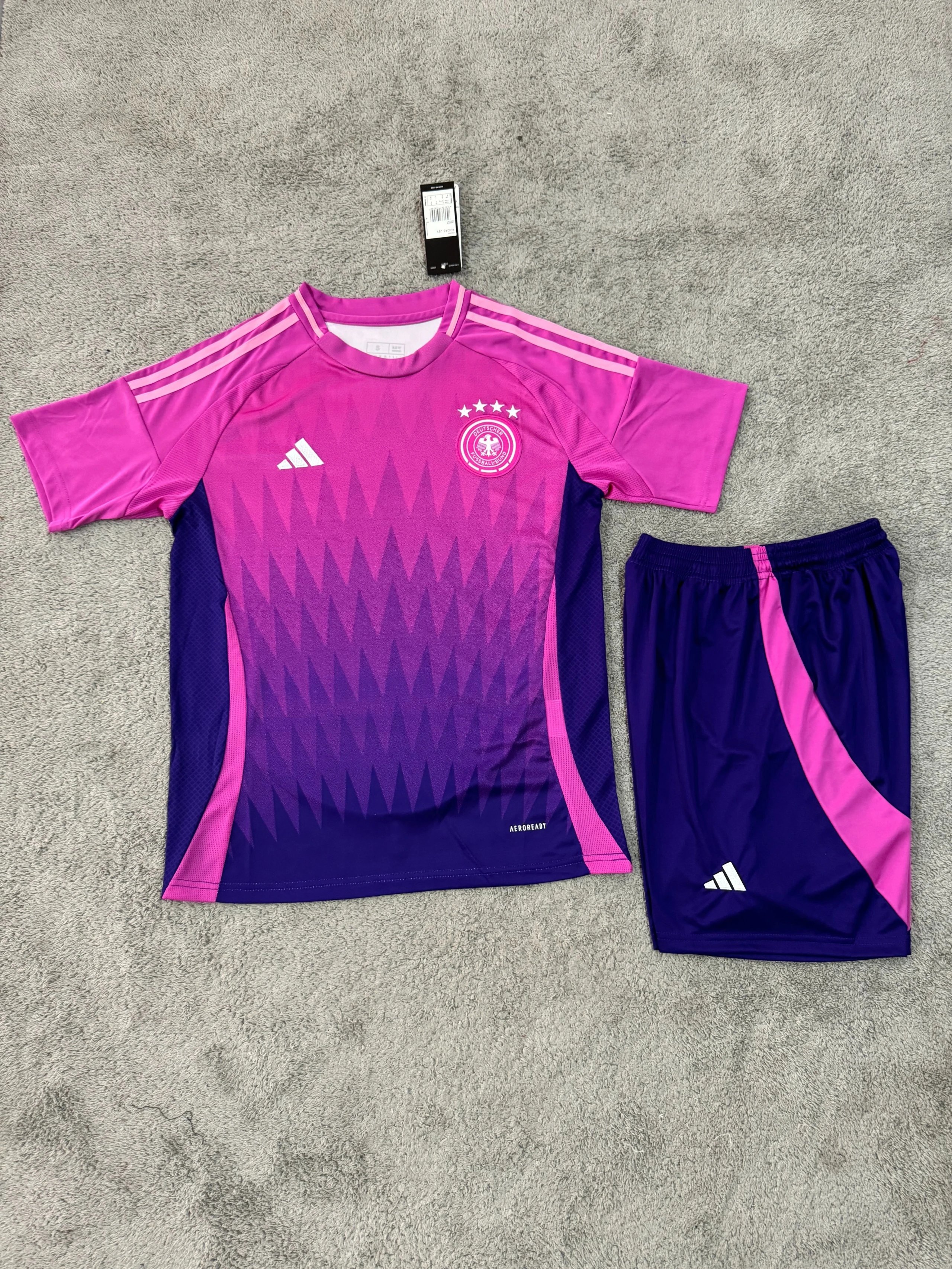 Adidas Inter Miami CF 2024 Third Kit Black Pink Jersey Set - 18