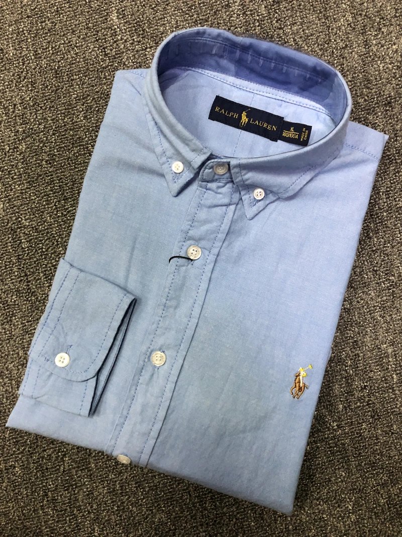 Ralph Lauren Oxford Shirt White Button-Down Shirt - 9
