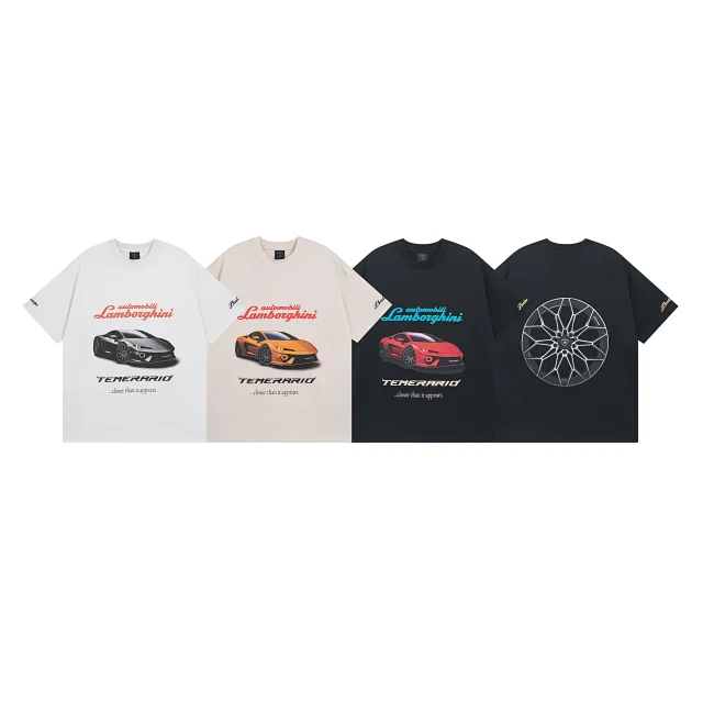 Balenciaga T-Shirts Oversized logo graphic T-shirt product detail image 31