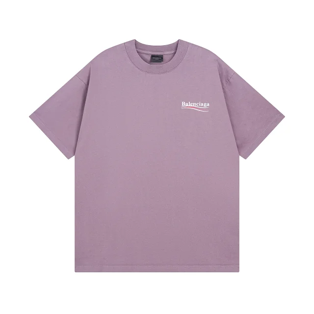 Balenciaga T-Shirts Oversized logo graphic T-shirt product detail image 11