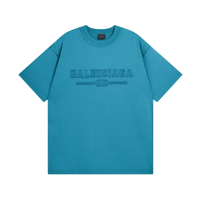 Balenciaga T-Shirts Oversized logo graphic T-shirt product detail image 15