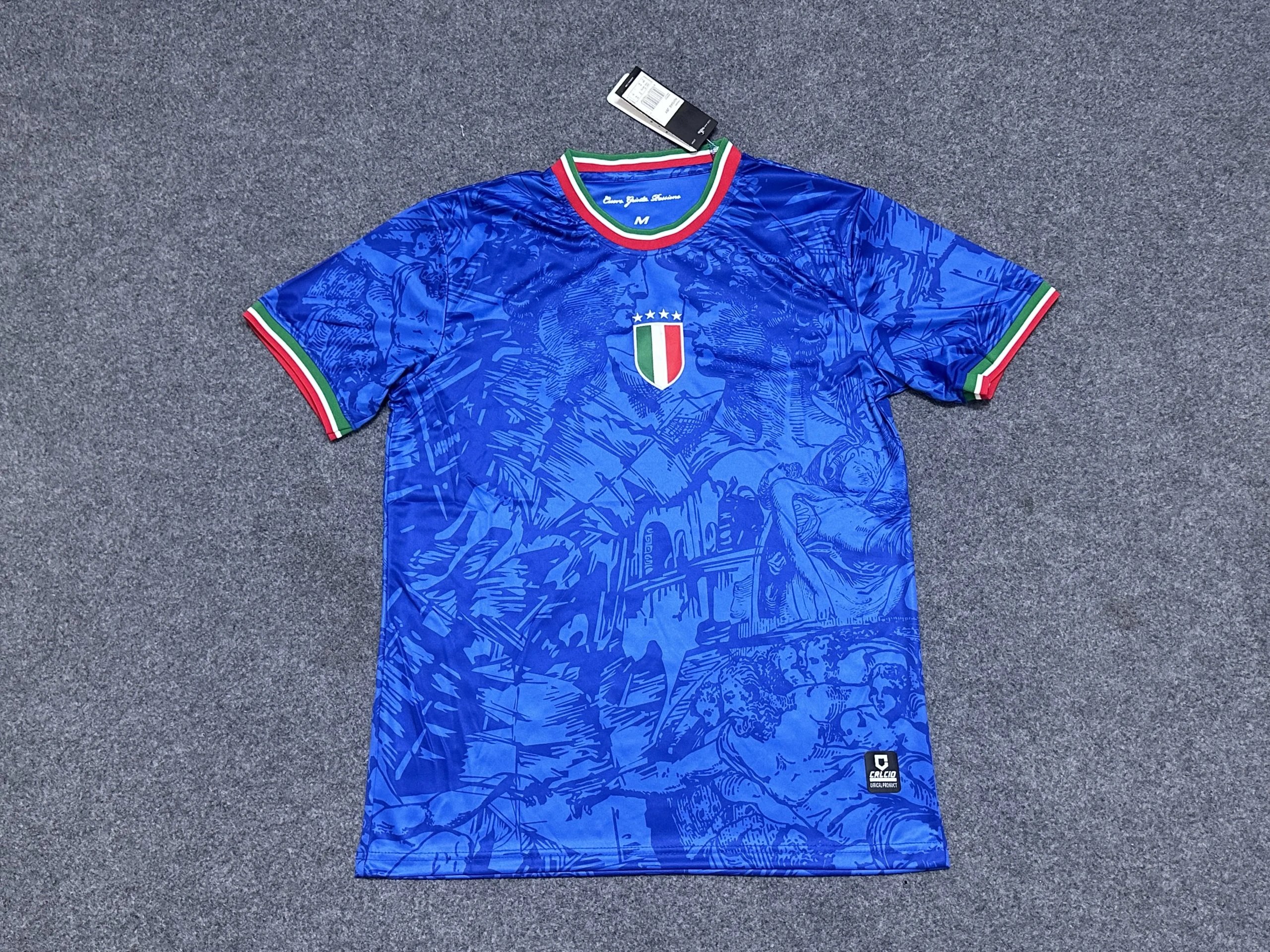 FIGC (Federazione Italiana Giuoco Calcio) FIGC x Calcio Italia Heritage Jersey Blue Jersey
