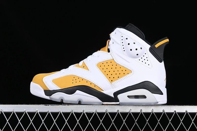 Jordan Air Jordan 6 Image White Yellow Sneakers