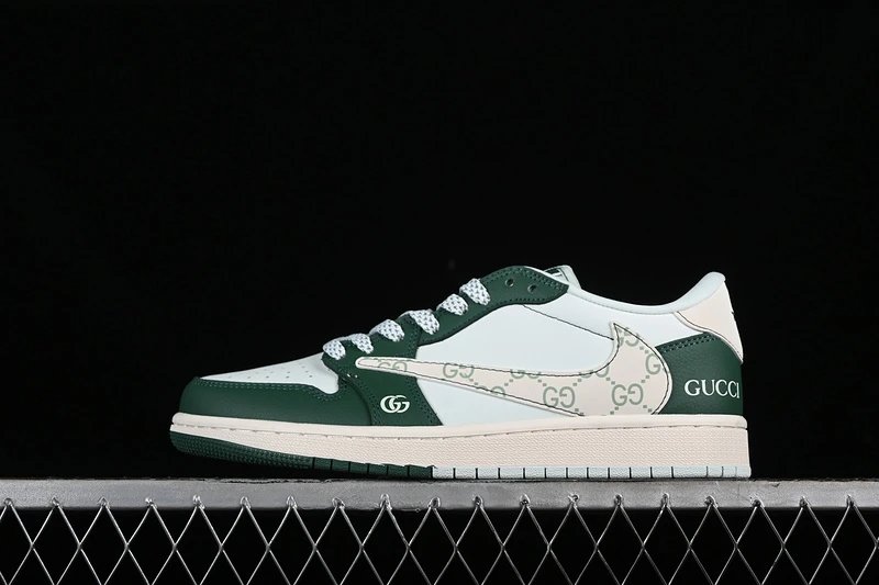 Gucci Green White Sneakers