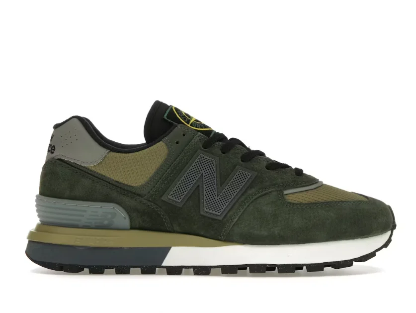 New Balance 574 Legacy Stone Island Verde Oscuro
