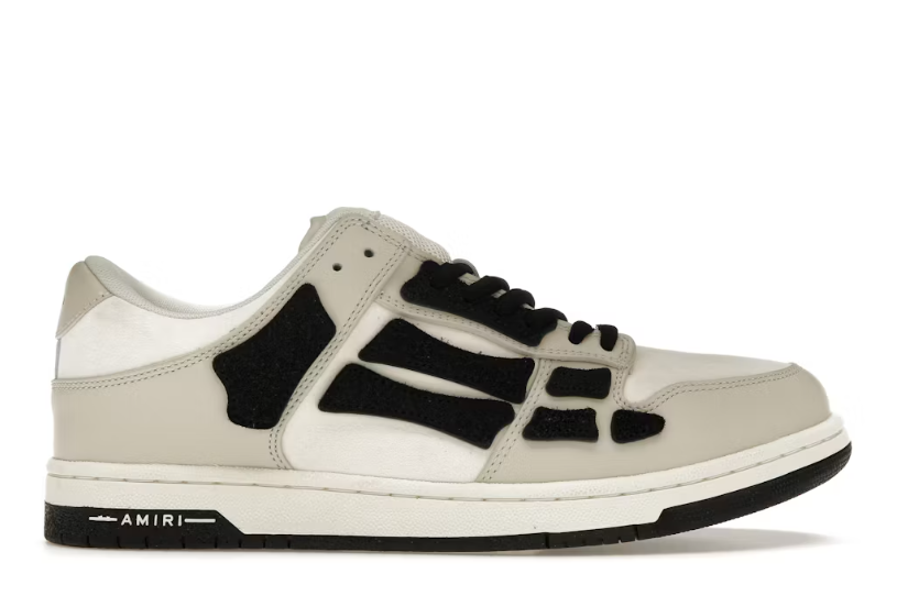 Amiri Skel Low White Black Sneakers