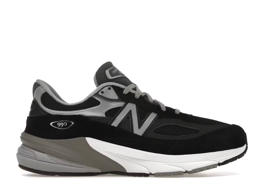 New Balance 990 Black Grey Sneakers