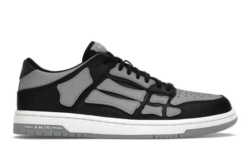 AMIRI Skel Top Low Negro Gris