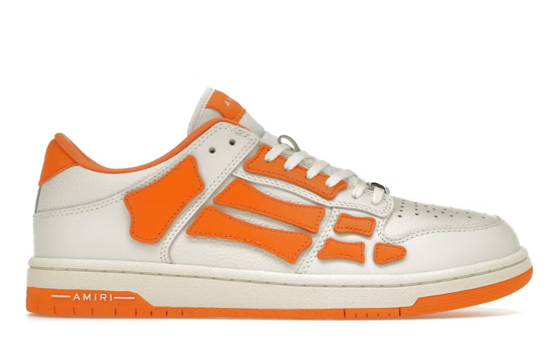 Amiri Star White Orange Sneakers