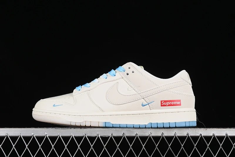 Nike Dunk Low White Blue Sneakers