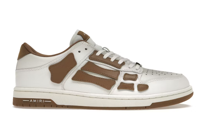 Amiri Star White Brown Sneakers