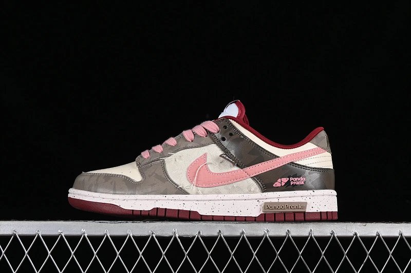 Nike Dunk Low Pink Brown Sneakers