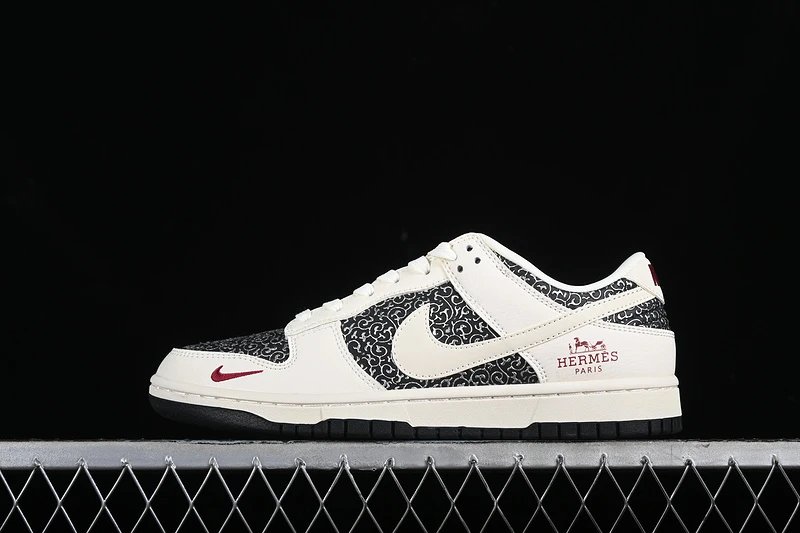 Nike Dunk Low White Black Red Sneakers