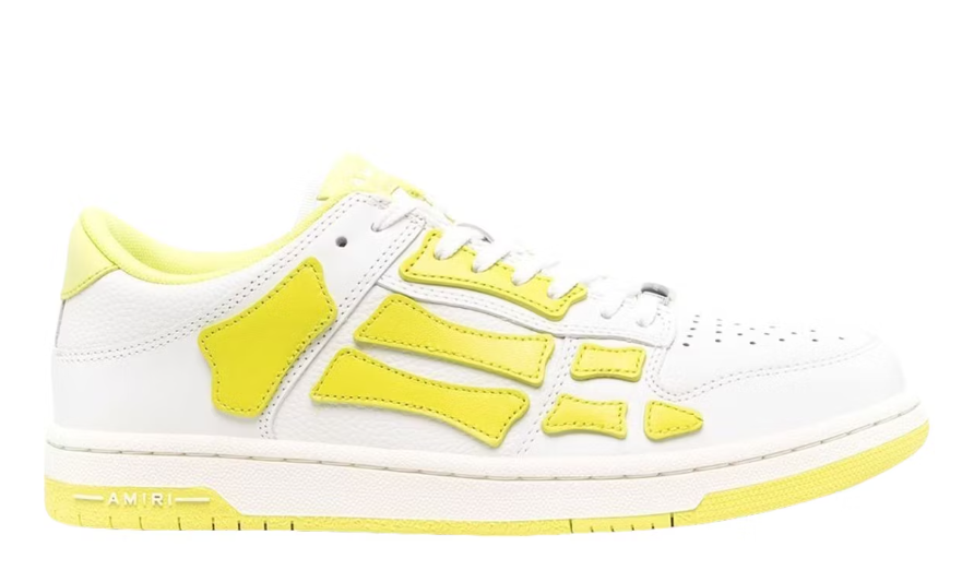 Amiri Star White Yellow Sneakers