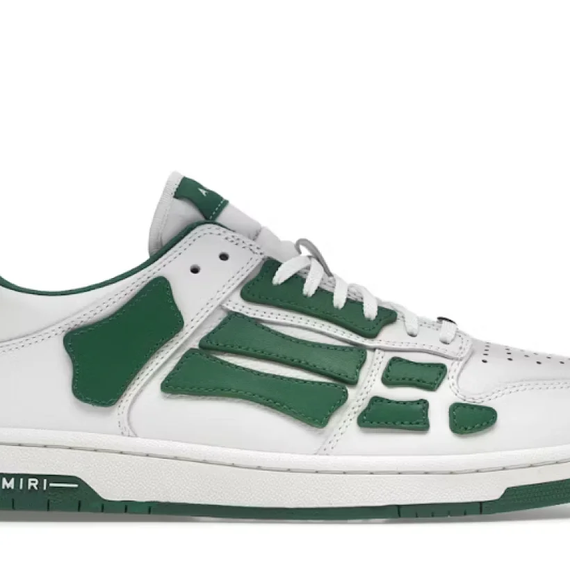 AMIRI Skel Top Low Blanco Verde