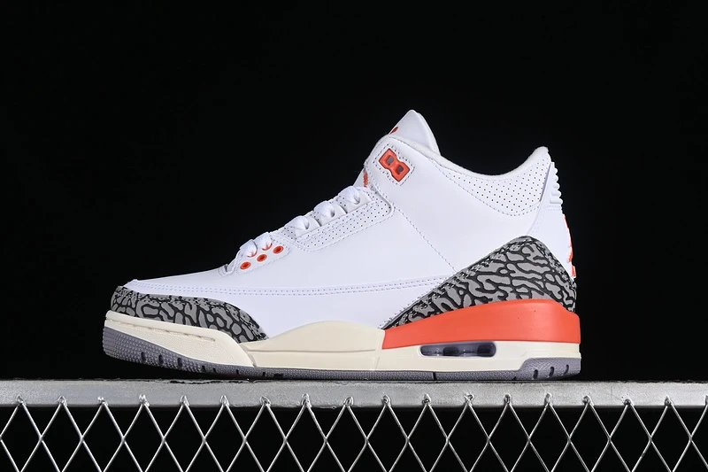 Jordan Air Jordan 3 Visible White Cement Reimagined Sneakers