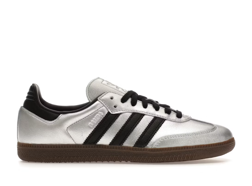 Adidas Samba Silver Black Sneakers